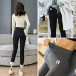 Thick Slim Cashmere Warm Pants - Image 8
