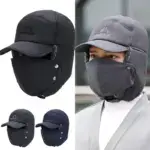 Unisex windproof & warm & ear protection & face protection hat - Image 4