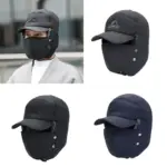 Unisex windproof & warm & ear protection & face protection hat - Image 5