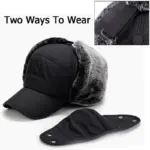 Unisex windproof & warm & ear protection & face protection hat - Image 9