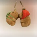 Capybara Water Rat Plush Keychain Bag Pendant - Image 4