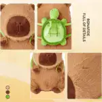 Capybara Water Rat Plush Keychain Bag Pendant - Image 2