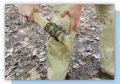 Flexible pants in motion