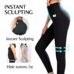 Winter Thermal Leggings High Waisted Pants For Women U01 - Image 2