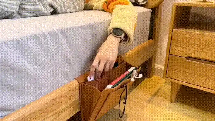 Bedside Caddy in Use