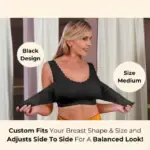 Comfy Corset Bra Front Cross Side Buckle Lace Bras - Image 3
