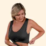 Comfy Corset Bra Front Cross Side Buckle Lace Bras - Image 5