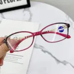 Women's Fashion Lightweight Metal Anti-blue Light Reading Glasses - Image 5