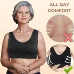 Comfy Corset Bra Front Cross Side Buckle Lace Bras - Image 6