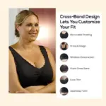 Comfy Corset Bra Front Cross Side Buckle Lace Bras - Image 11