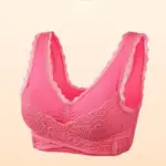 Comfy Corset Bra Front Cross Side Buckle Lace Bras - Image 16