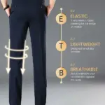 Men's High Stretch Classic Pants E01 - Image 6