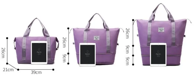 Bag size details