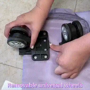 Rolling duffle bag