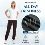 StretchActive - Women's Ultra Stretch Breathable Casual Pants - Image 4