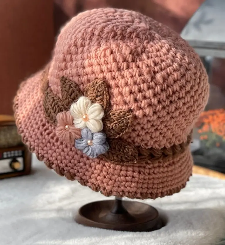 Crochet beanie hat