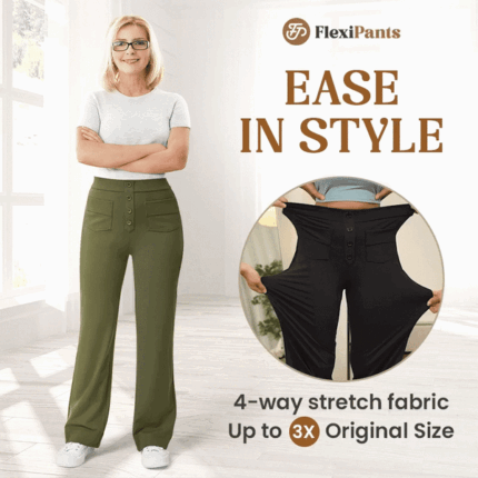 Flexi Pants - Women's Casual High Waist Stretch Pants